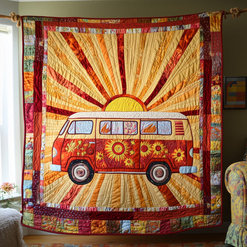 Cheerful Journey Quilted Blanket GFTOTL3128