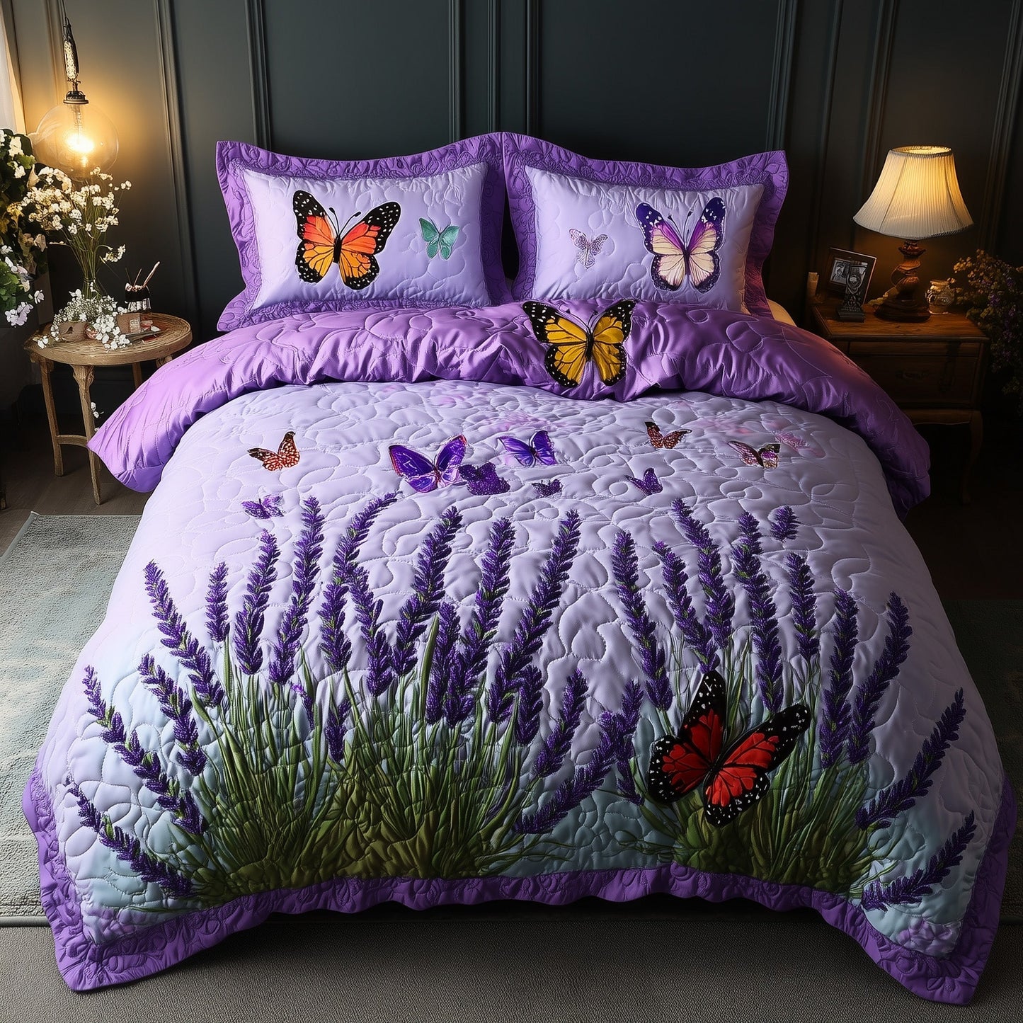 Lavender Charm 3-Piece Duvet Cover Set GFTOTL3132