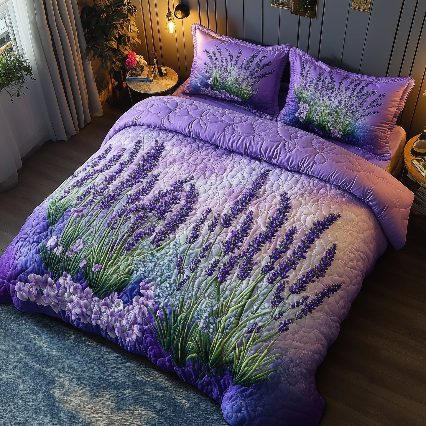 Lavender Charm 3-Piece Duvet Cover Set GFTOTL3136