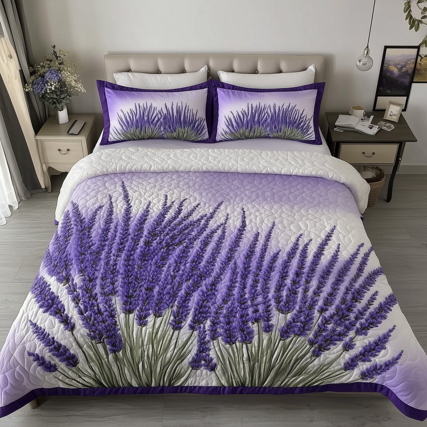 Lavender Charm 3-Piece Duvet Cover Set GFTOTL3138