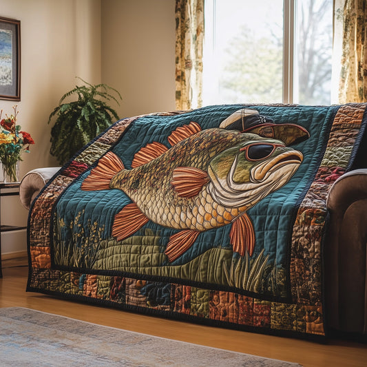 Fish Hunter Quilted Blanket GFTOTL3147