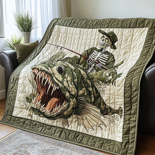 Fisherman Life Quilted Blanket GFTOTL3154