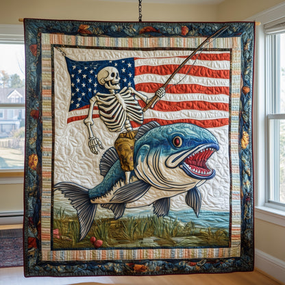 Fisherman Life Quilted Blanket GFTOTL3158