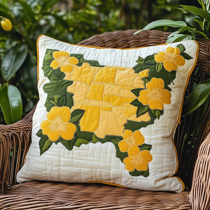 Country Bloom Quilted Pillow Case GFTOTL3179