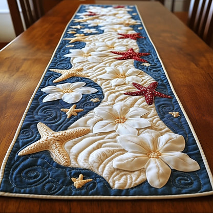Seaside Bloom Quilted Table Runner GFTOTL3185