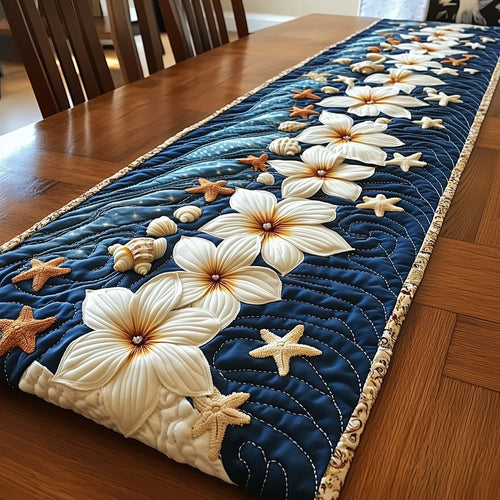 Seaside Bloom Quilted Table Runner GFTOTL3186