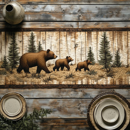 Rustic Mama Bear Quilted Table Runner GFTOTL3200