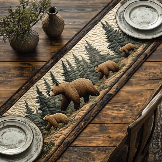 Rustic Mama Bear Quilted Table Runner GFTOTL3203