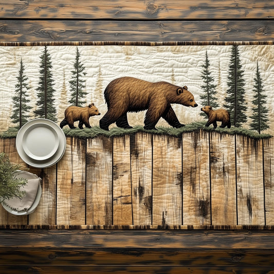 Rustic Mama Bear Quilted Table Runner GFTOTL3204