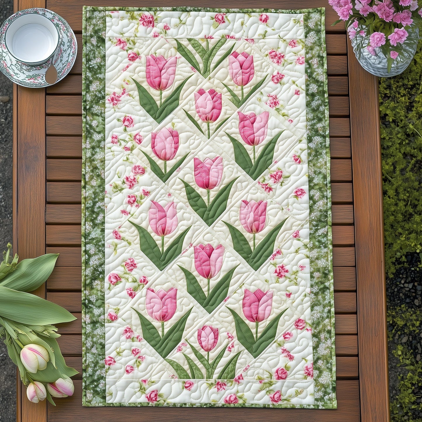 Scent of Spring Quilted Table Runner GFTOTL3230