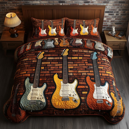 Melody of Soul 3-Piece Quilted Bedding Set GFTOTL3233