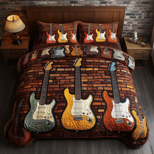 Melody of Soul 3-Piece Quilted Bedding Set GFTOTL3233