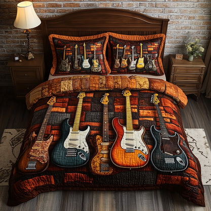 Melody of Soul 3-Piece Quilted Bedding Set GFTOTL3234