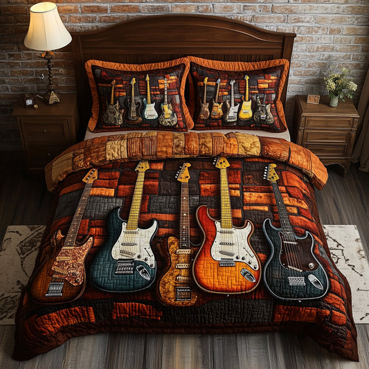 Melody of Soul 3-Piece Quilted Bedding Set GFTOTL3234