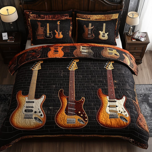 Melody of Soul 3-Piece Quilted Bedding Set GFTOTL3236