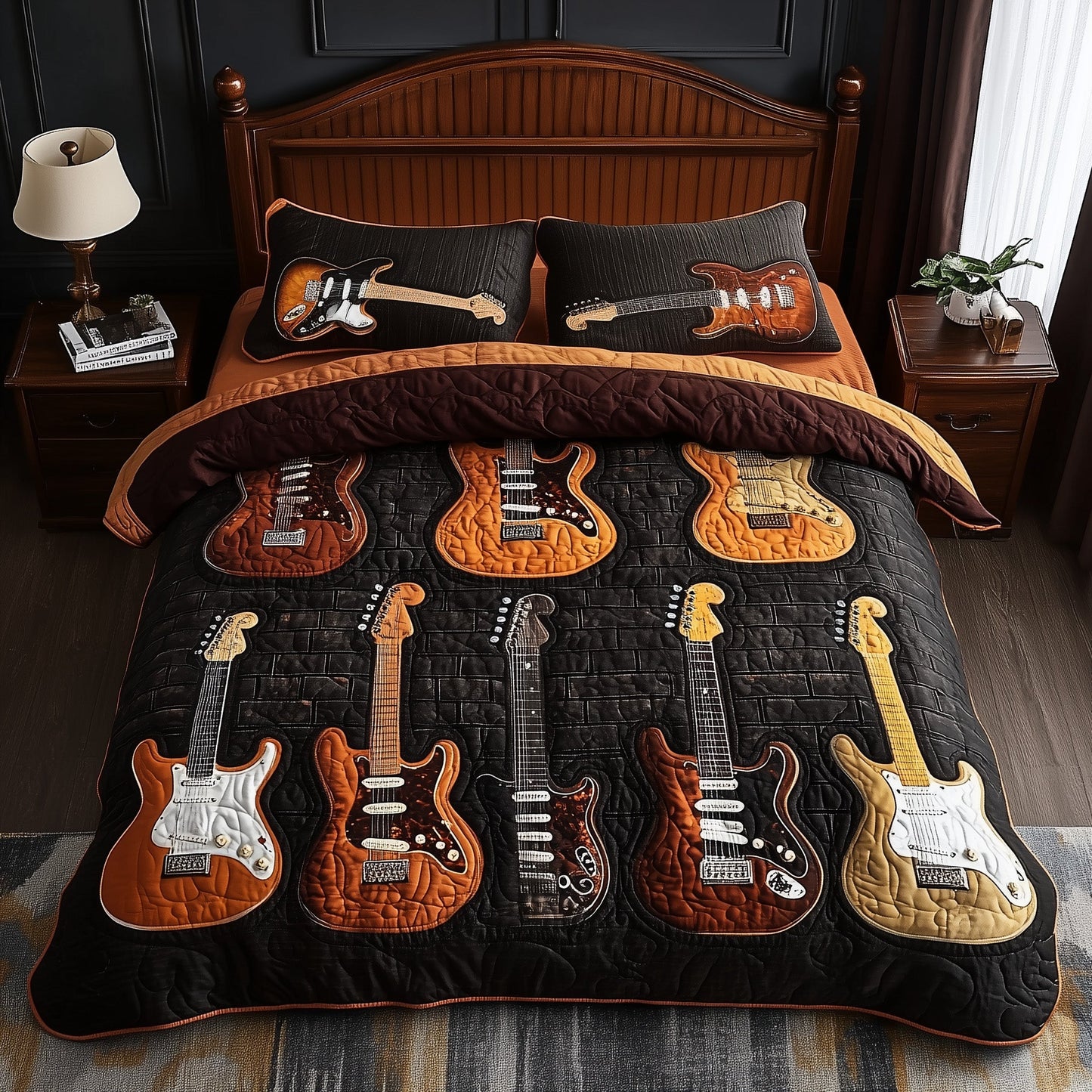 Melody of Soul 3-Piece Quilted Bedding Set GFTOTL3237