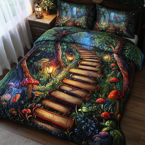 Librarians Escape 3-Piece Quilted Bedding Set GFTOTL3263