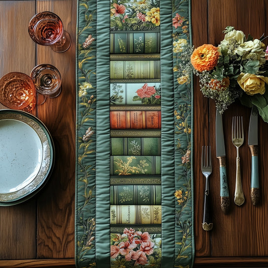 Flower Books Quilted Table Runner GFTOTL3277