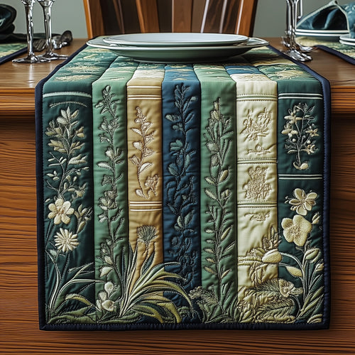 Flower Books Quilted Table Runner GFTOTL3278