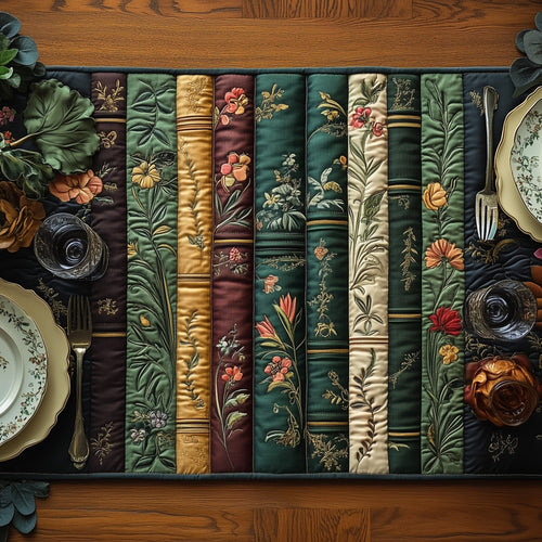 Flower Books Quilted Table Runner GFTOTL3281