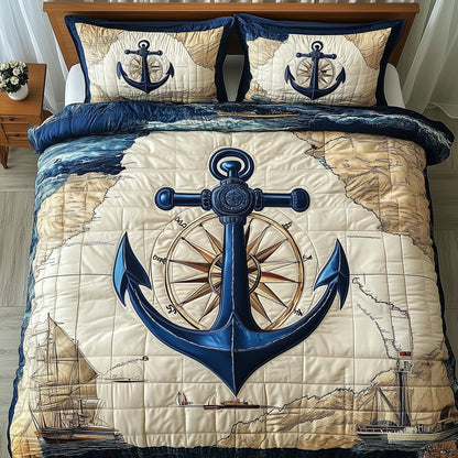 Nautical Anchor 3-Piece Duvet Cover Set GFTOTL3294