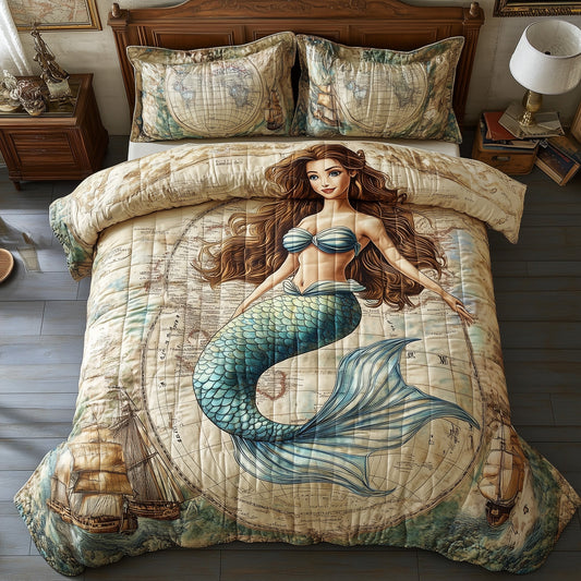 Little Mermaid 3-Piece Duvet Cover Set GFTOTL3298