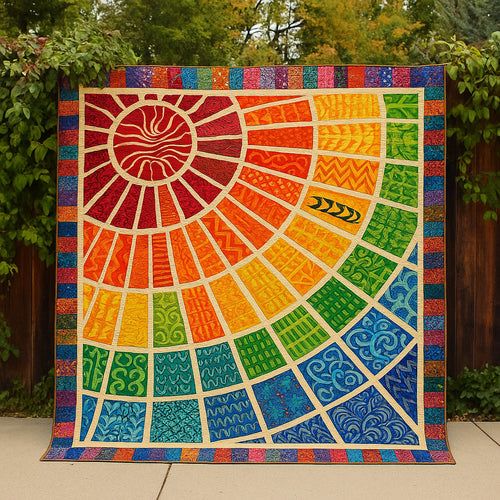 Sun Are Shining Quilted Blanket GFTOTL3358