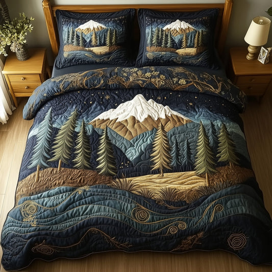 Forest Story 3-Piece Quilted Bedding Set GFTOTL3372