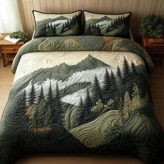 Wildernest Dreams 3-Piece Quilted Bedding Set GFTOTL3379