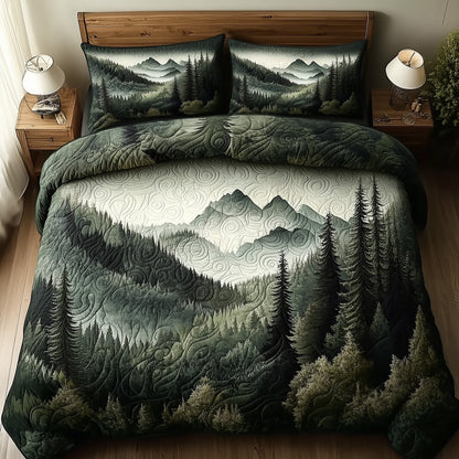 Wildernest Dreams 3-Piece Quilted Bedding Set GFTOTL3381