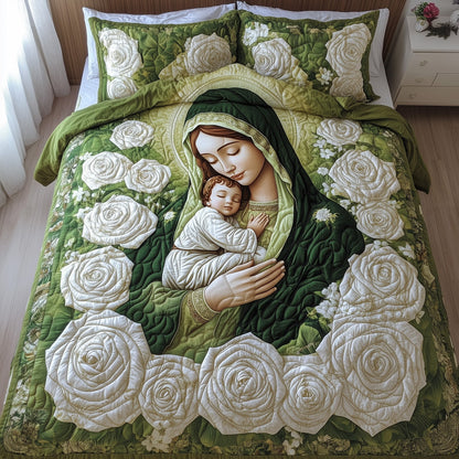 Our Lady of Guadalupe 3-Piece Quilted Bedding Set GFTOTL3383