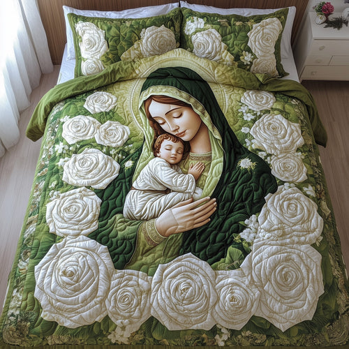 Our Lady of Guadalupe 3-Piece Quilted Bedding Set GFTOTL3383