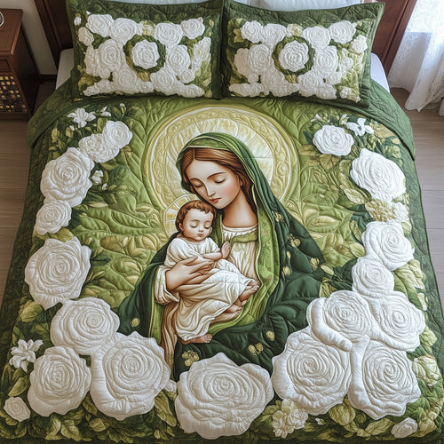 Our Lady of Guadalupe 3-Piece Quilted Bedding Set GFTOTL3384