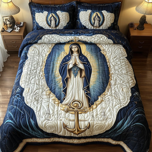 Stella Maris 3-Piece Quilted Bedding Set GFTOTL3396