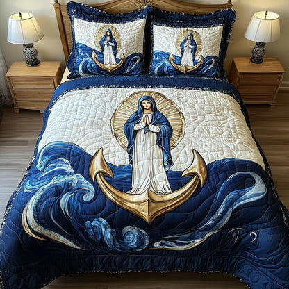 Stella Maris 3-Piece Quilted Bedding Set GFTOTL3397