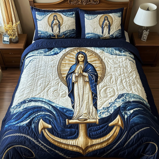 Stella Maris 3-Piece Quilted Bedding Set GFTOTL3398