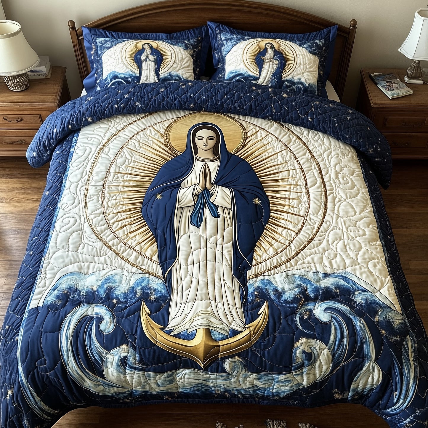 Stella Maris 3-Piece Quilted Bedding Set GFTOTL3399
