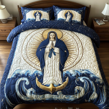 Stella Maris 3-Piece Quilted Bedding Set GFTOTL3399