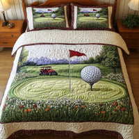 Fairway Dreams 3-Piece Quilted Bedding Set GFTOTL3497