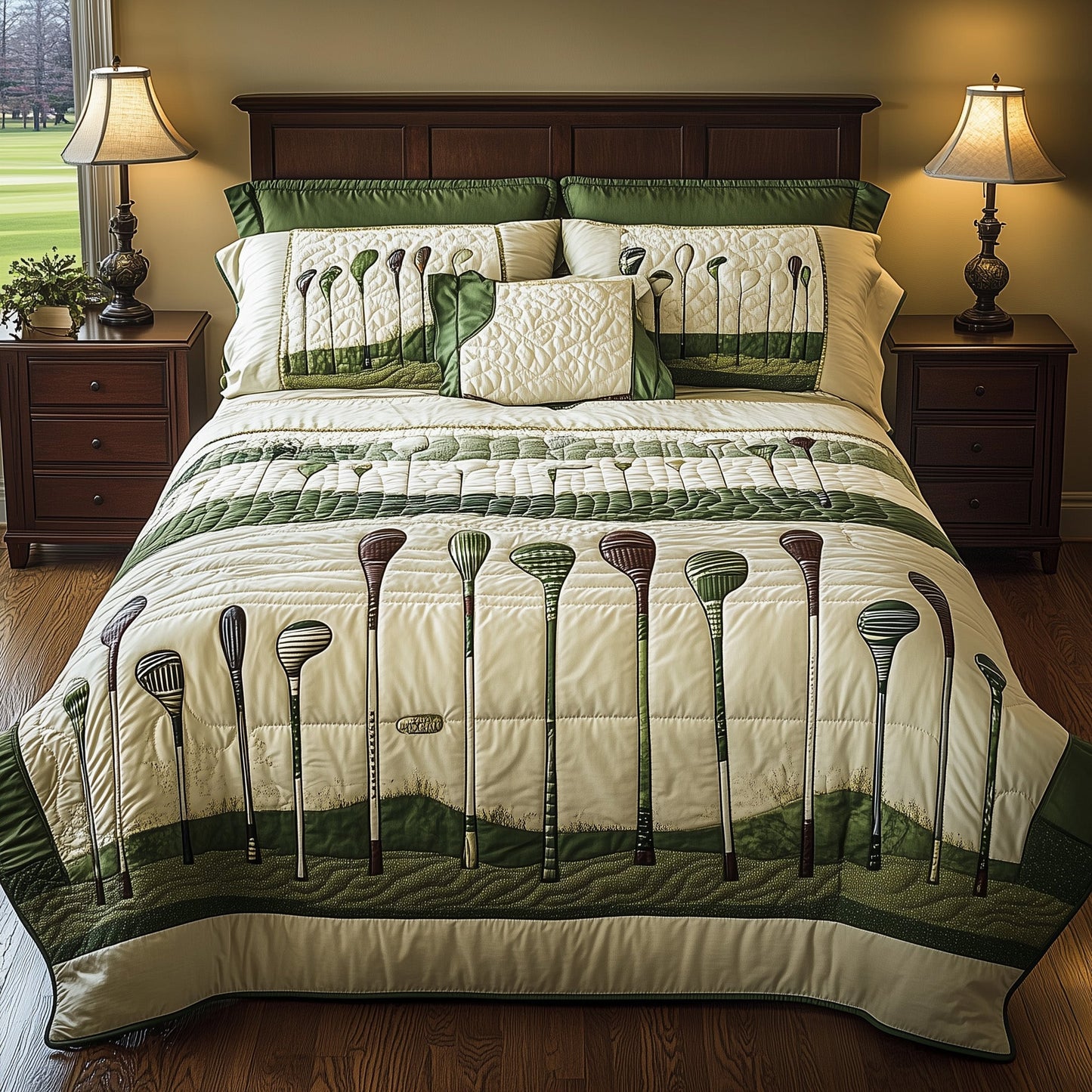 Swing Soulmates 3-Piece Quilted Bedding Set GFTOTL3512