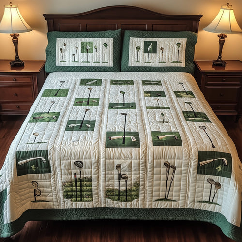 Swing Soulmates 3-Piece Quilted Bedding Set GFTOTL3513
