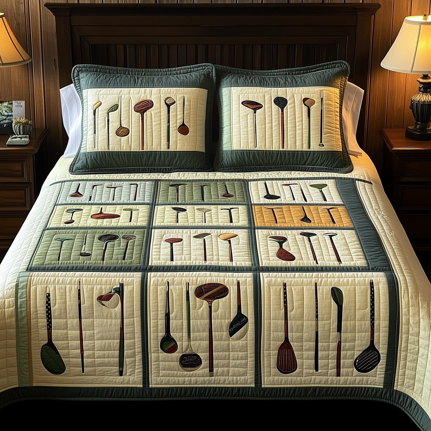 Swing Soulmates 3-Piece Quilted Bedding Set GFTOTL3514