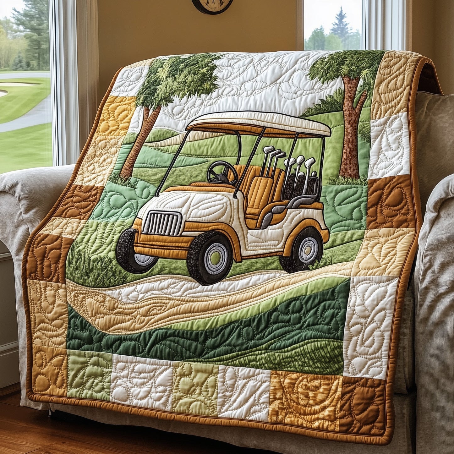Golf Cart Quilted Blanket GFTOTL3521