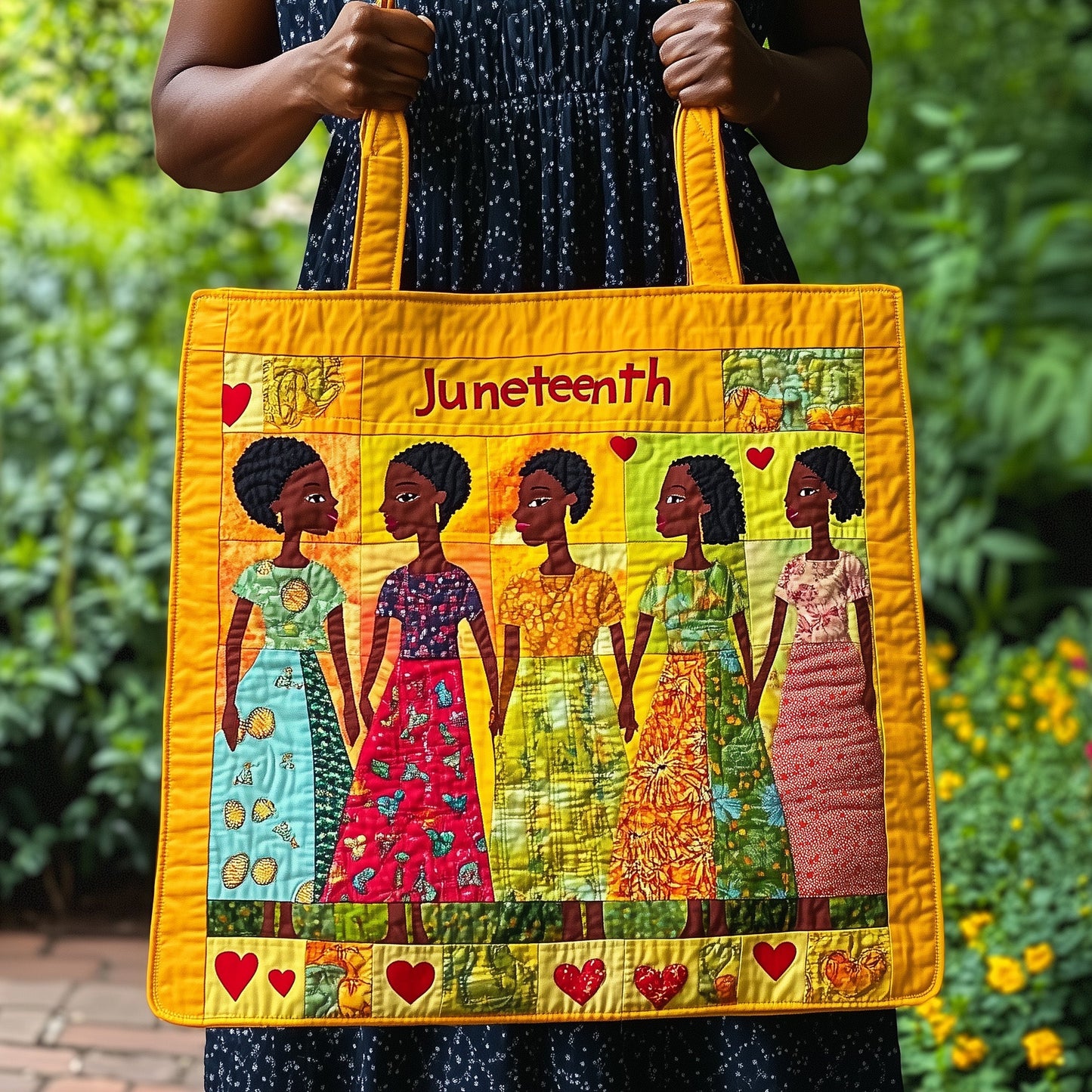 Proud History Quilted Tote Bag GFTOTL3535