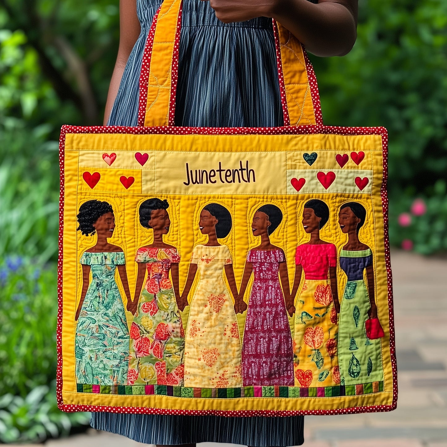 Proud History Quilted Tote Bag GFTOTL3539