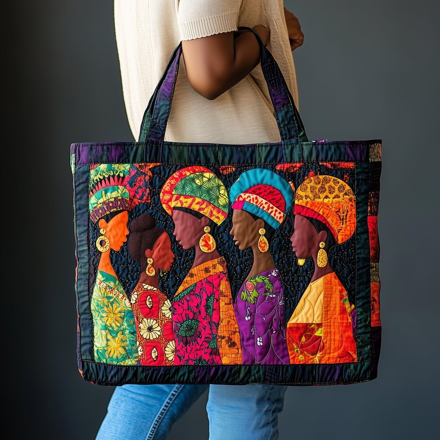 Soulbound Roots Quilted Tote Bag GFTOTL3542