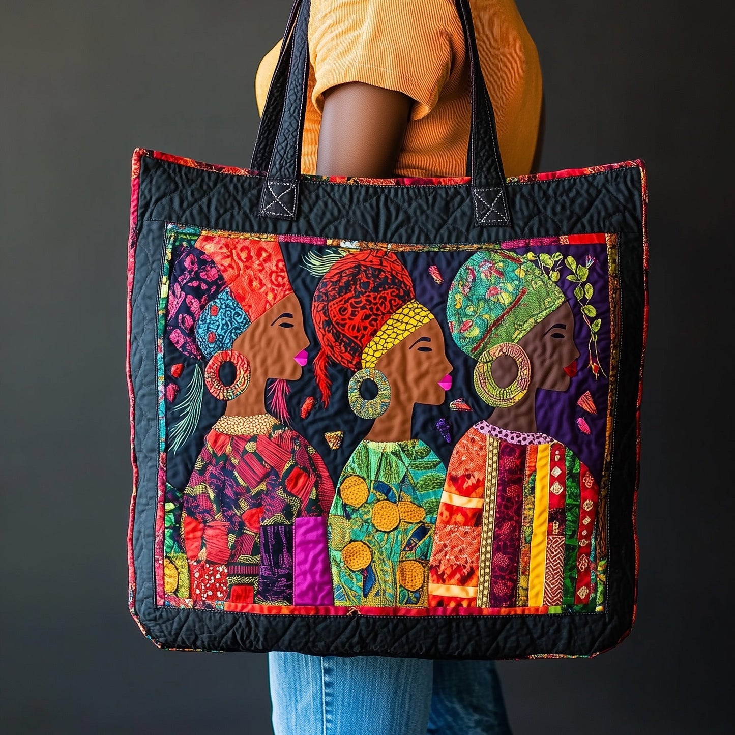 Soulbound Roots Quilted Tote Bag GFTOTL3543