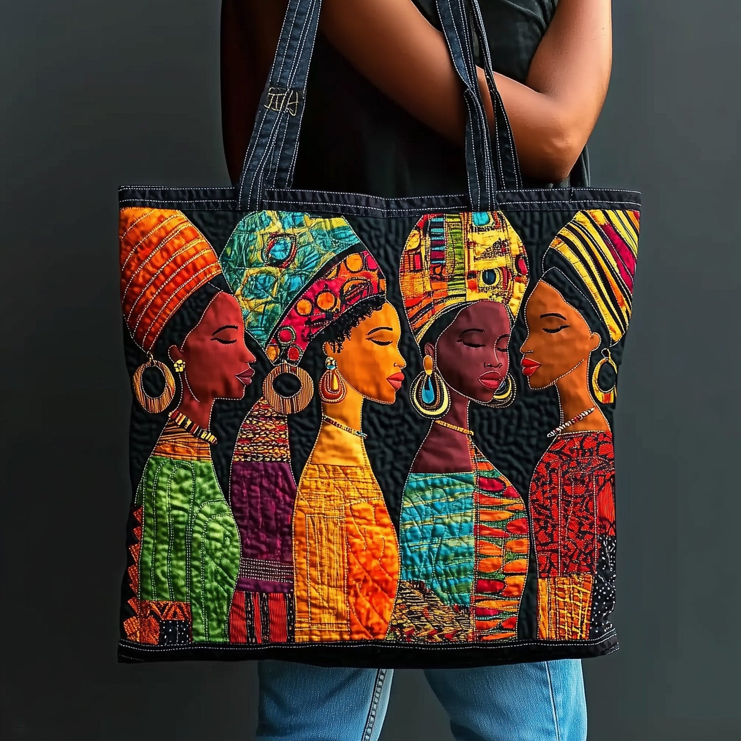 Soulbound Roots Quilted Tote Bag GFTOTL3546