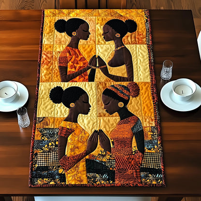 Praying Queen Quilted Table Runner GFTOTL3573