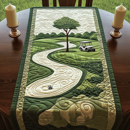 Fairway Dreams Quilted Table Runner GFTOTL3578